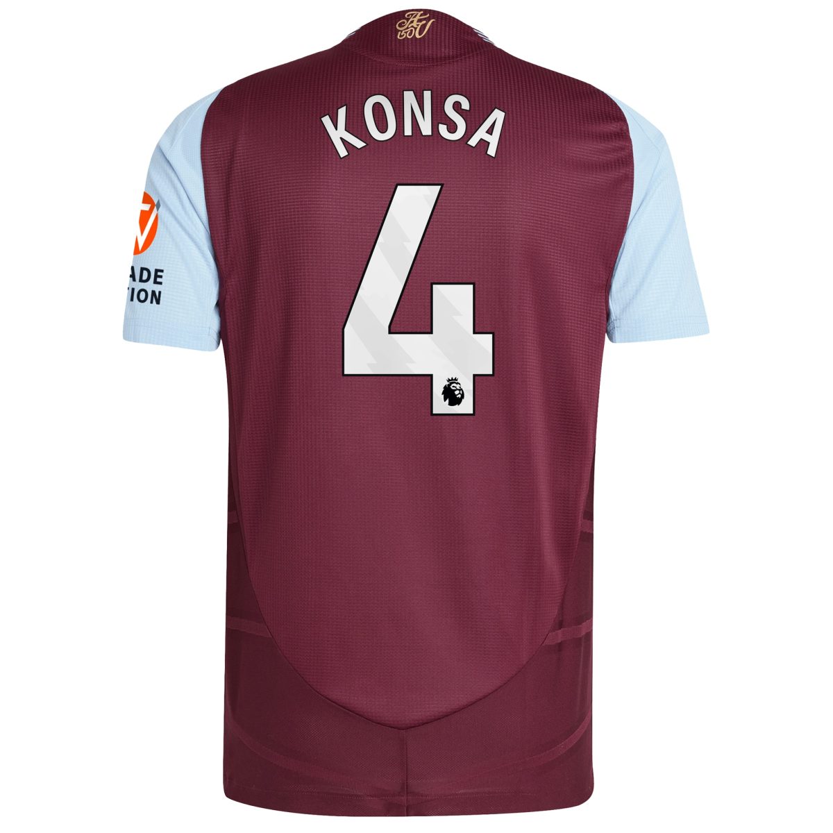 Aston Villa aston villa adidas home authentic shirt 2024-25 with konsa 4 printing Collection | AVFC Jerseys & Fan Gear