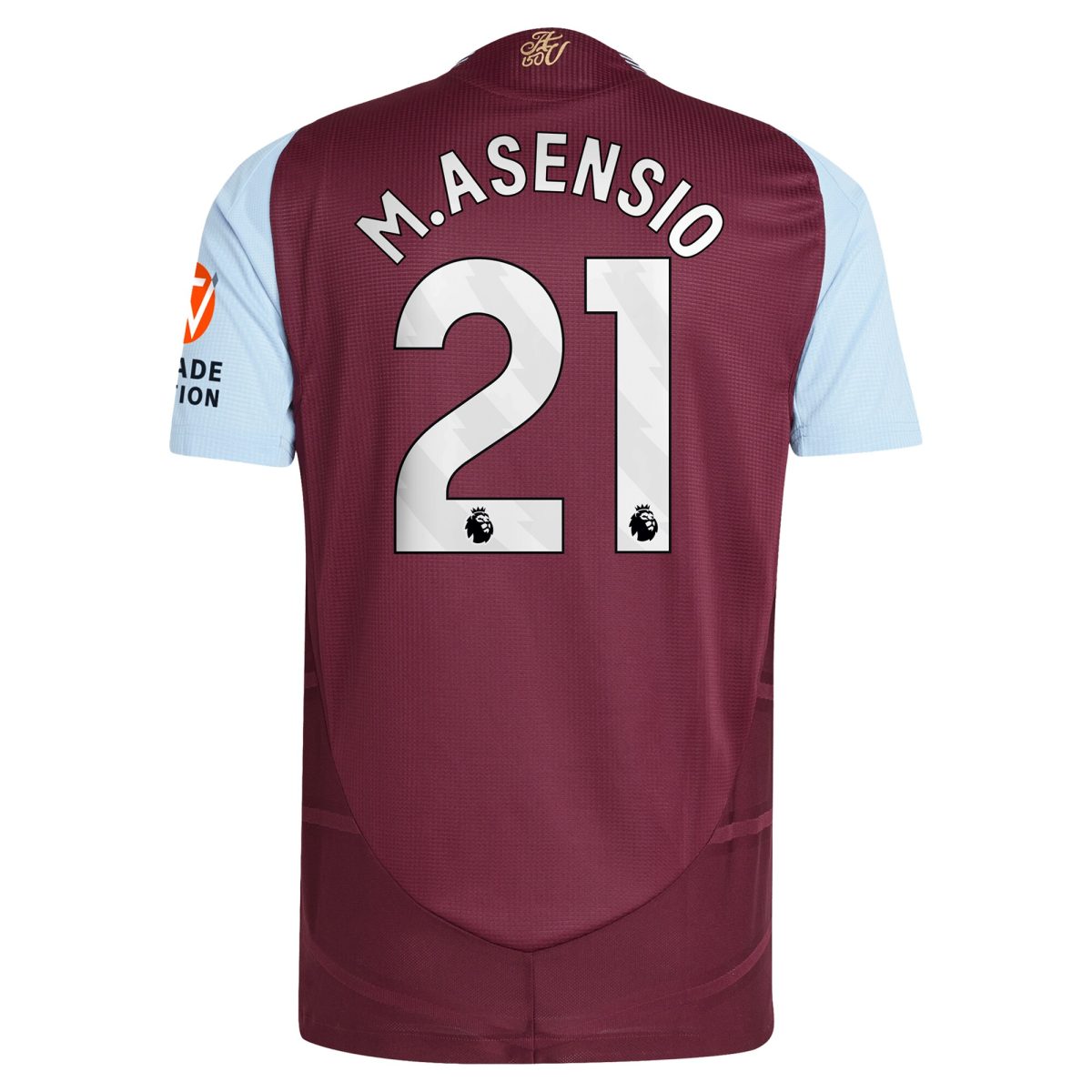 Aston Villa aston villa adidas home authentic shirt 2024-25 with m.asensio 21 printing Collection | AVFC Jerseys & Fan Gear