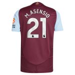 Aston Villa aston villa adidas home authentic shirt 2024-25 with m.asensio 21 printing Collection | AVFC Jerseys & Fan Gear