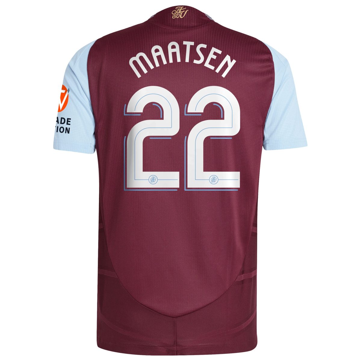 Aston Villa aston villa adidas home authentic shirt 2024-25 with maatsen 22 cup printing Collection | AVFC Jerseys & Fan Gear