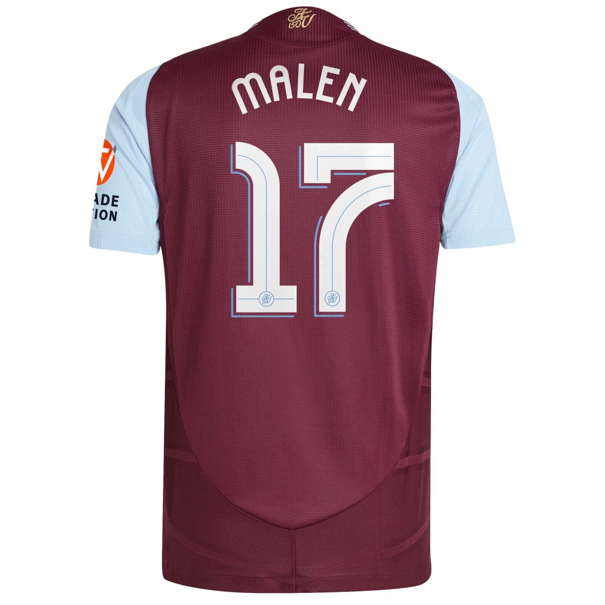Aston Villa aston villa adidas home authentic shirt 2024-25 with malen 17 cup printing Collection | AVFC Jerseys & Fan Gear
