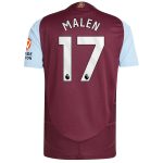 Aston Villa aston villa adidas home authentic shirt 2024-25 with malen 17 printing Collection | AVFC Jerseys & Fan Gear