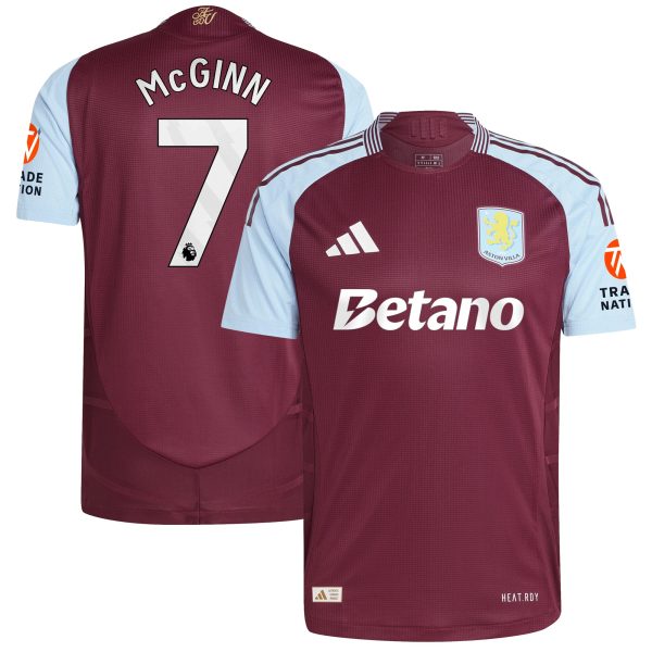 Aston Villa aston villa adidas home authentic shirt 2024-25 with mcginn 7 printing Collection | AVFC Jerseys & Fan Gear