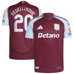 Aston Villa aston villa adidas home authentic shirt 2024-25 with nedeljković 20 cup printing Collection | AVFC Jerseys & Fan Gear