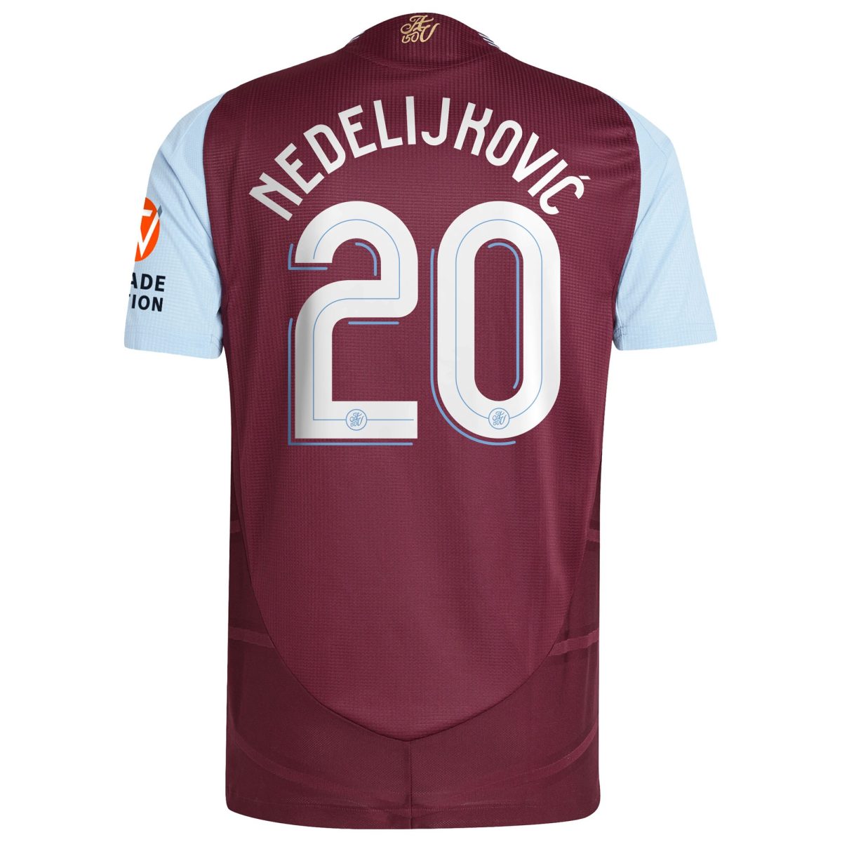 Aston Villa aston villa adidas home authentic shirt 2024-25 with nedeljković 20 cup printing Collection | AVFC Jerseys & Fan Gear
