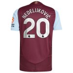 Aston Villa aston villa adidas home authentic shirt 2024-25 with nedeljković 20 printing Collection | AVFC Jerseys & Fan Gear