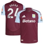 Aston Villa aston villa adidas home authentic shirt 2024-25 with onana 24 printing Collection | AVFC Jerseys & Fan Gear