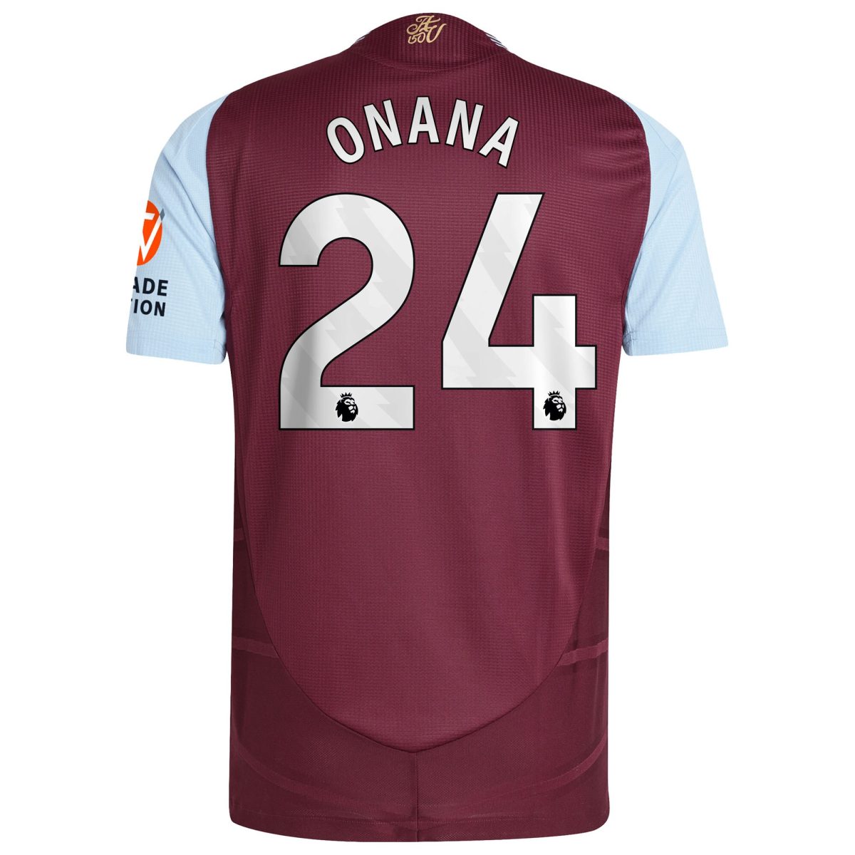 Aston Villa aston villa adidas home authentic shirt 2024-25 with onana 24 printing Collection | AVFC Jerseys & Fan Gear