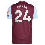 Aston Villa aston villa adidas home authentic shirt 2024-25 with onana 24 printing Collection | AVFC Jerseys & Fan Gear