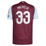 Aston Villa aston villa adidas home authentic shirt 2024-25 with pacheco 33 cup printing Collection | AVFC Jerseys & Fan Gear