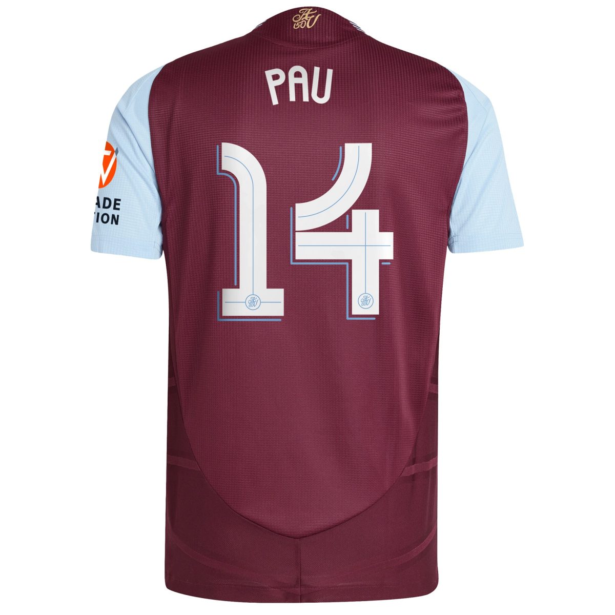 Aston Villa aston villa adidas home authentic shirt 2024-25 with pau 14 cup printing Collection | AVFC Jerseys & Fan Gear