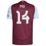 Aston Villa aston villa adidas home authentic shirt 2024-25 with pau 14 cup printing Collection | AVFC Jerseys & Fan Gear
