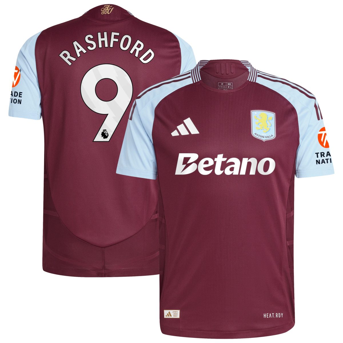 Aston Villa aston villa adidas home authentic shirt 2024-25 with rashford 9 printing Collection | AVFC Jerseys & Fan Gear