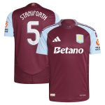 Aston Villa aston villa adidas home authentic shirt 2024-25 with staniforth 5 cup printing Collection | AVFC Jerseys & Fan Gear