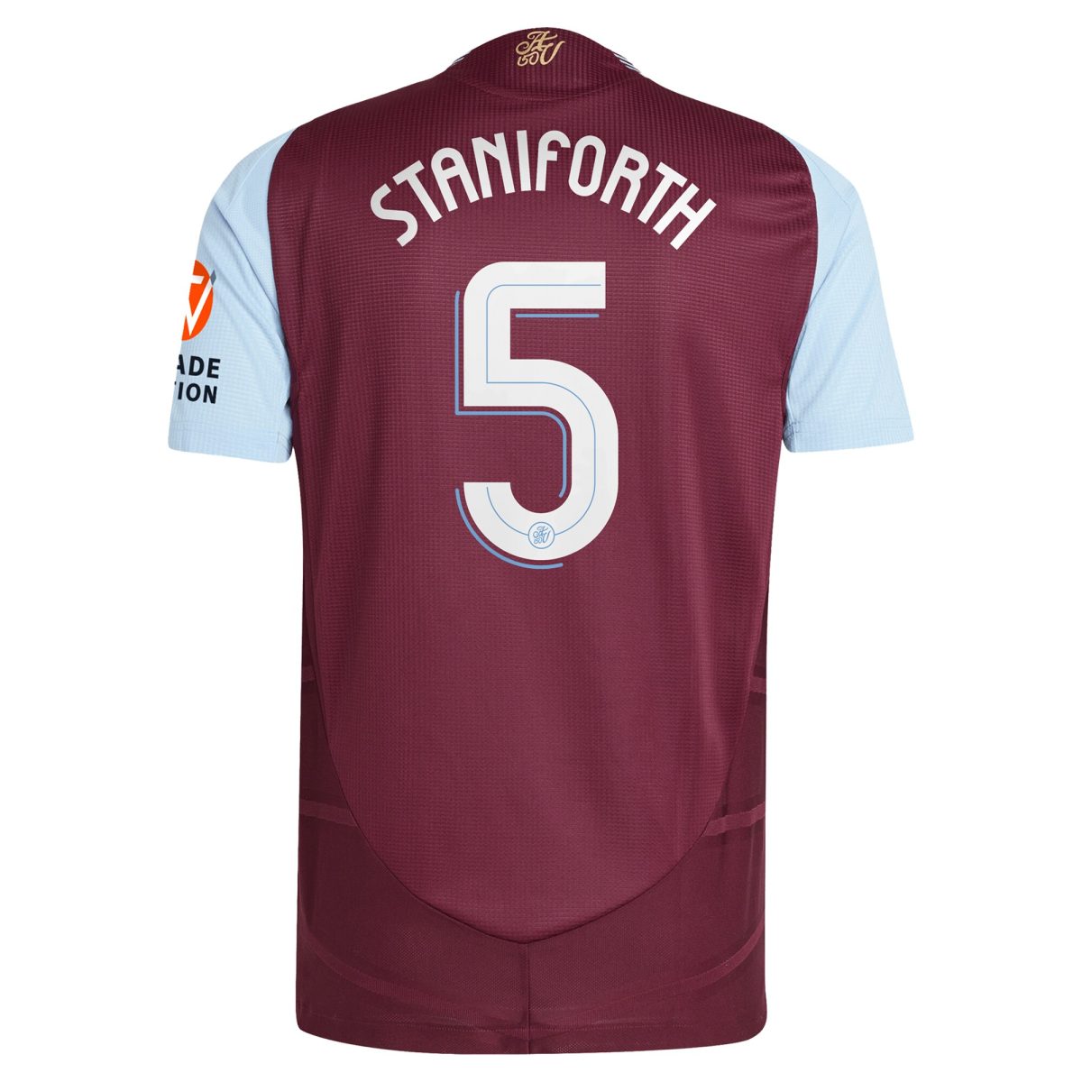 Aston Villa aston villa adidas home authentic shirt 2024-25 with staniforth 5 cup printing Collection | AVFC Jerseys & Fan Gear