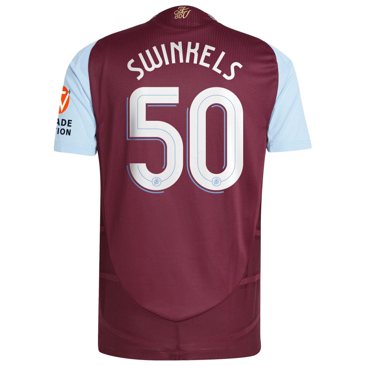 Aston Villa aston villa adidas home authentic shirt 2024-25 with swinkels 50 cup printing Collection | AVFC Jerseys & Fan Gear