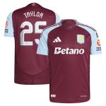 Aston Villa aston villa adidas home authentic shirt 2024-25 with taylor 25 cup printing Collection | AVFC Jerseys & Fan Gear
