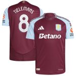 Aston Villa aston villa adidas home authentic shirt 2024-25 with tielemans 8 cup printing Collection | AVFC Jerseys & Fan Gear