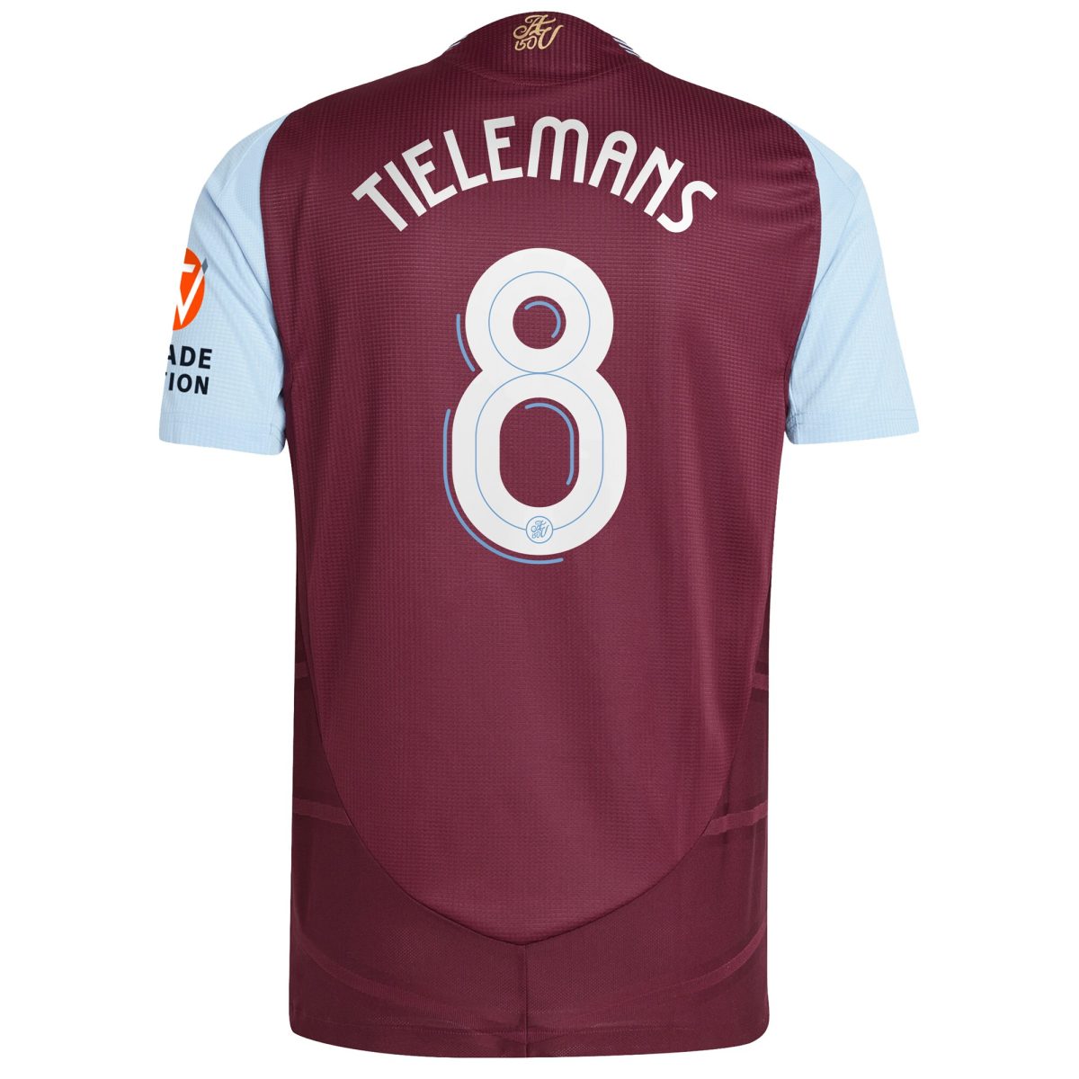 Aston Villa aston villa adidas home authentic shirt 2024-25 with tielemans 8 cup printing Collection | AVFC Jerseys & Fan Gear