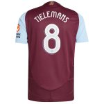 Aston Villa aston villa adidas home authentic shirt 2024-25 with tielemans 8 cup printing Collection | AVFC Jerseys & Fan Gear