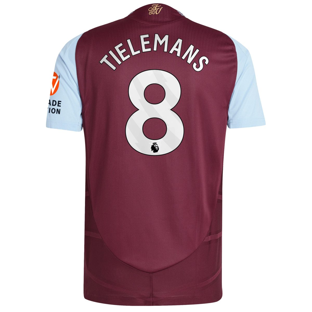 Aston Villa aston villa adidas home authentic shirt 2024-25 with tielemans 8 printing Collection | AVFC Jerseys & Fan Gear