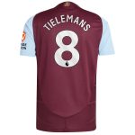 Aston Villa aston villa adidas home authentic shirt 2024-25 with tielemans 8 printing Collection | AVFC Jerseys & Fan Gear