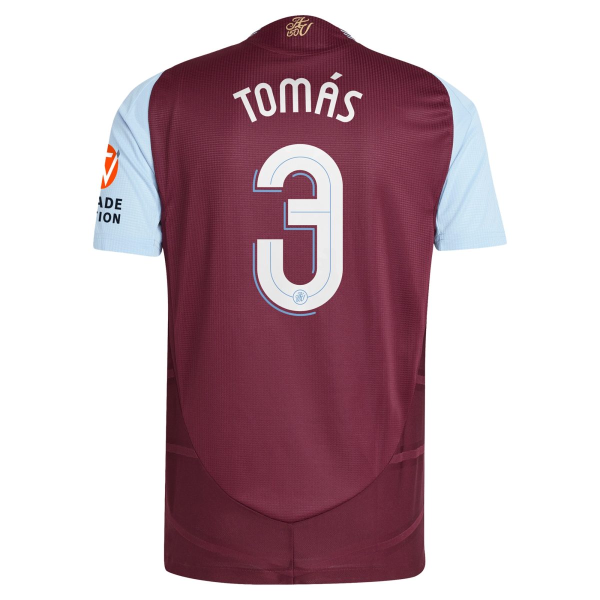 Aston Villa aston villa adidas home authentic shirt 2024-25 with tomás 3 cup printing Collection | AVFC Jerseys & Fan Gear
