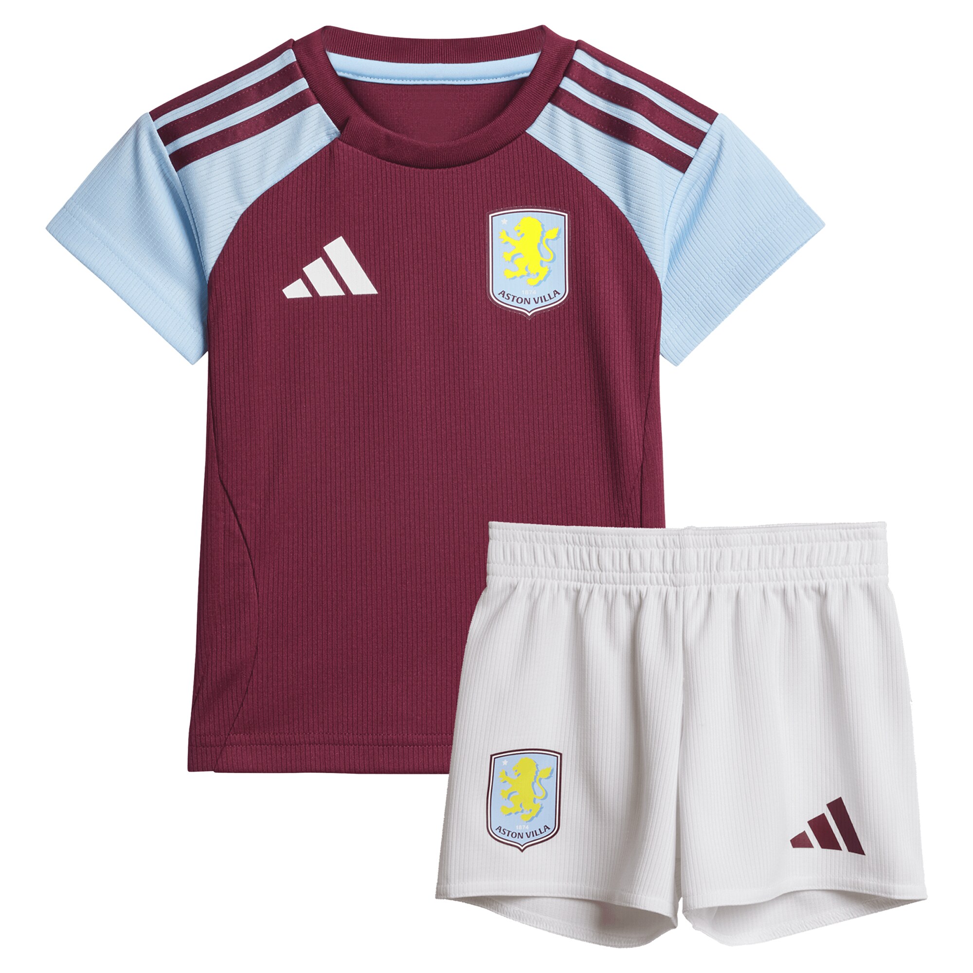 Aston Villa aston villa adidas home baby kit 2024-25 with a.garcía 16 printing Collection | AVFC Jerseys & Fan Gear