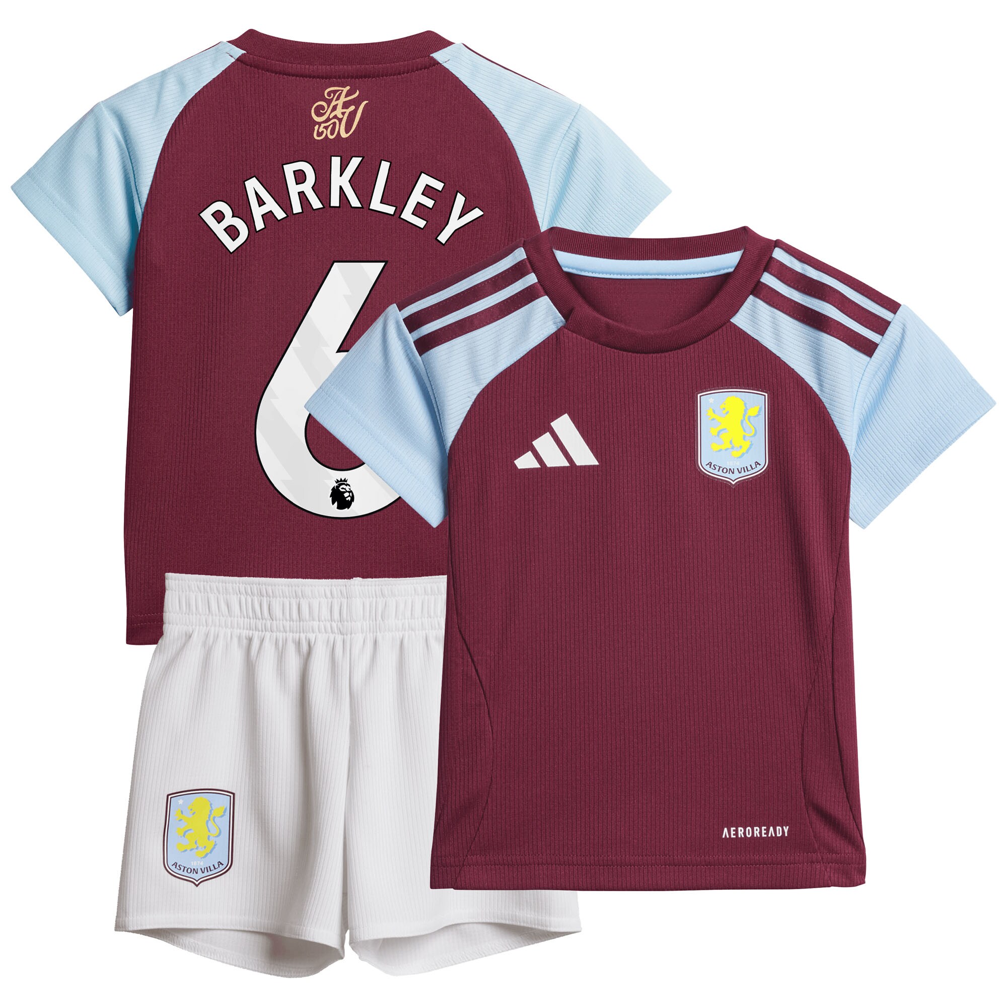 Aston Villa aston villa adidas home baby kit 2024-25 with barkley 6 printing Collection | AVFC Jerseys & Fan Gear