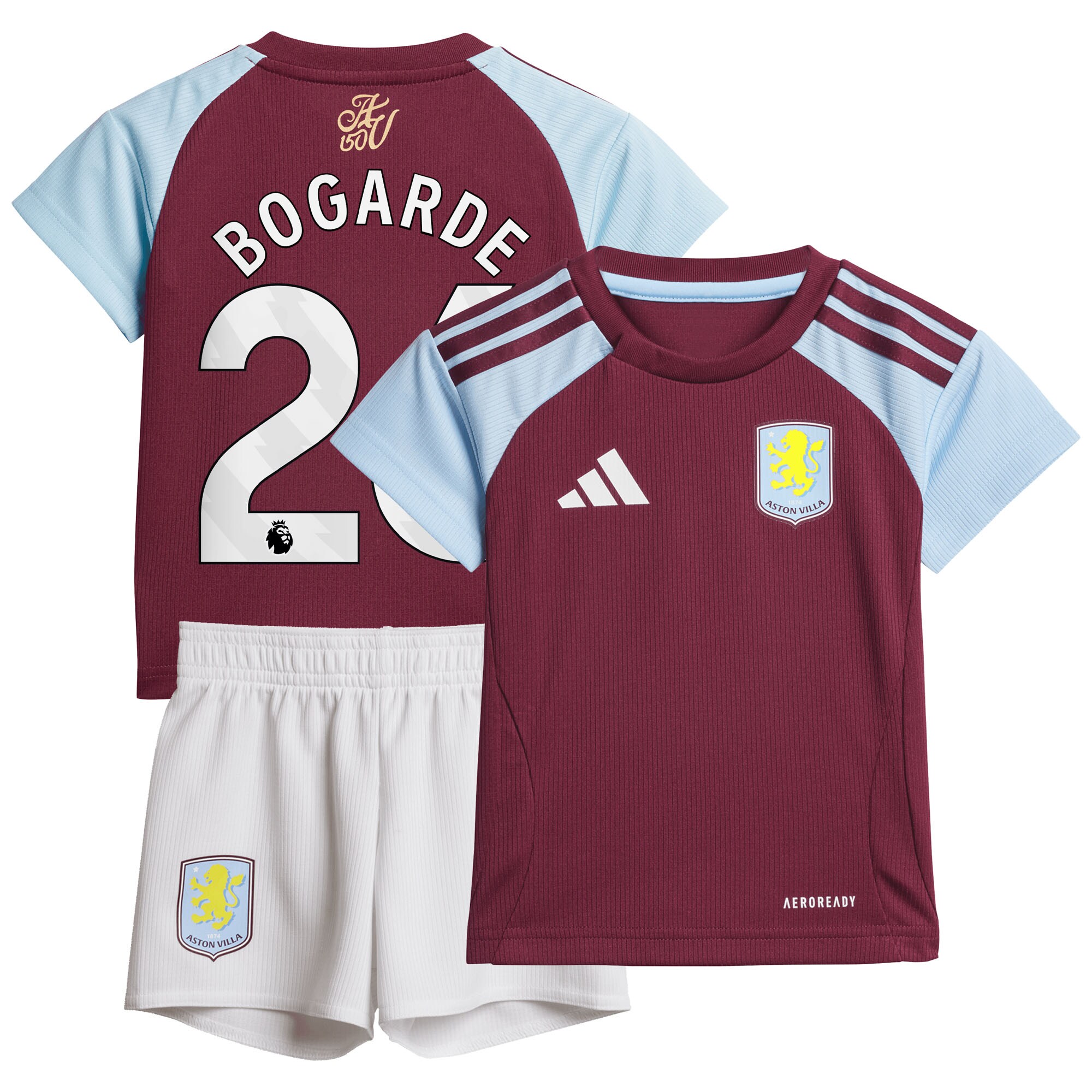 Aston Villa aston villa adidas home baby kit 2024-25 with bogarde 26 printing Collection | AVFC Jerseys & Fan Gear