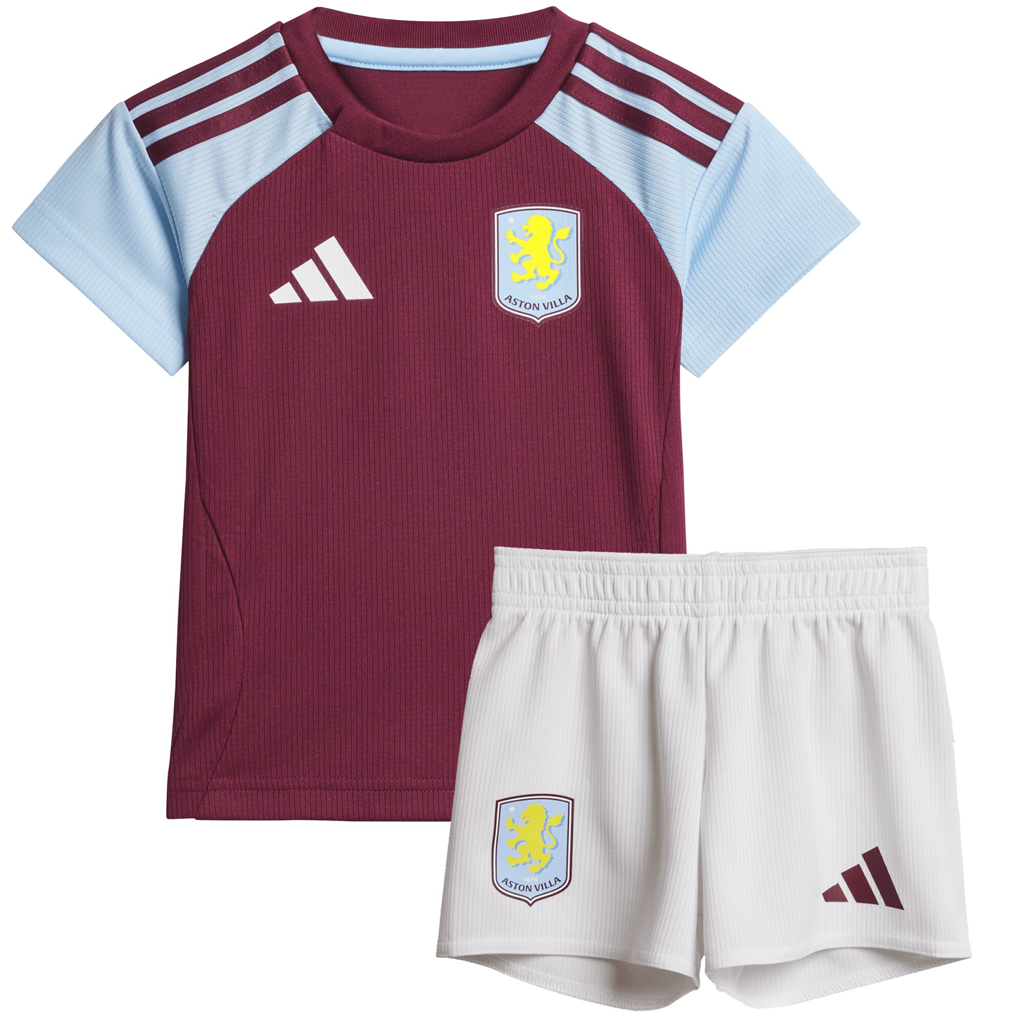 Aston Villa aston villa adidas home baby kit 2024-25 with custom printing Collection | AVFC Jerseys & Fan Gear
