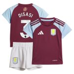 Aston Villa aston villa adidas home baby kit 2024-25 with disasi 3 printing Collection | AVFC Jerseys & Fan Gear