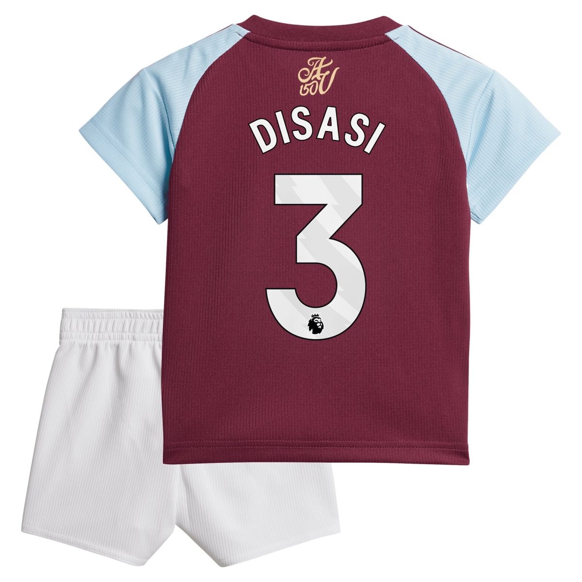 Aston Villa aston villa adidas home baby kit 2024-25 with disasi 3 printing Collection | AVFC Jerseys & Fan Gear