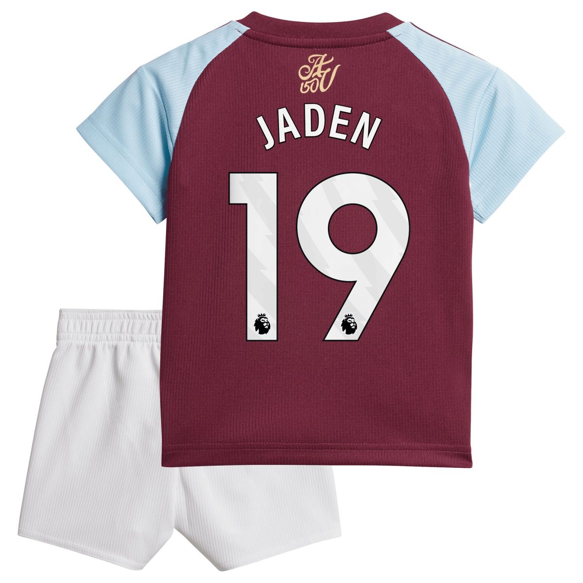 Aston Villa aston villa adidas home baby kit 2024-25 with jaden 19 printing Collection | AVFC Jerseys & Fan Gear
