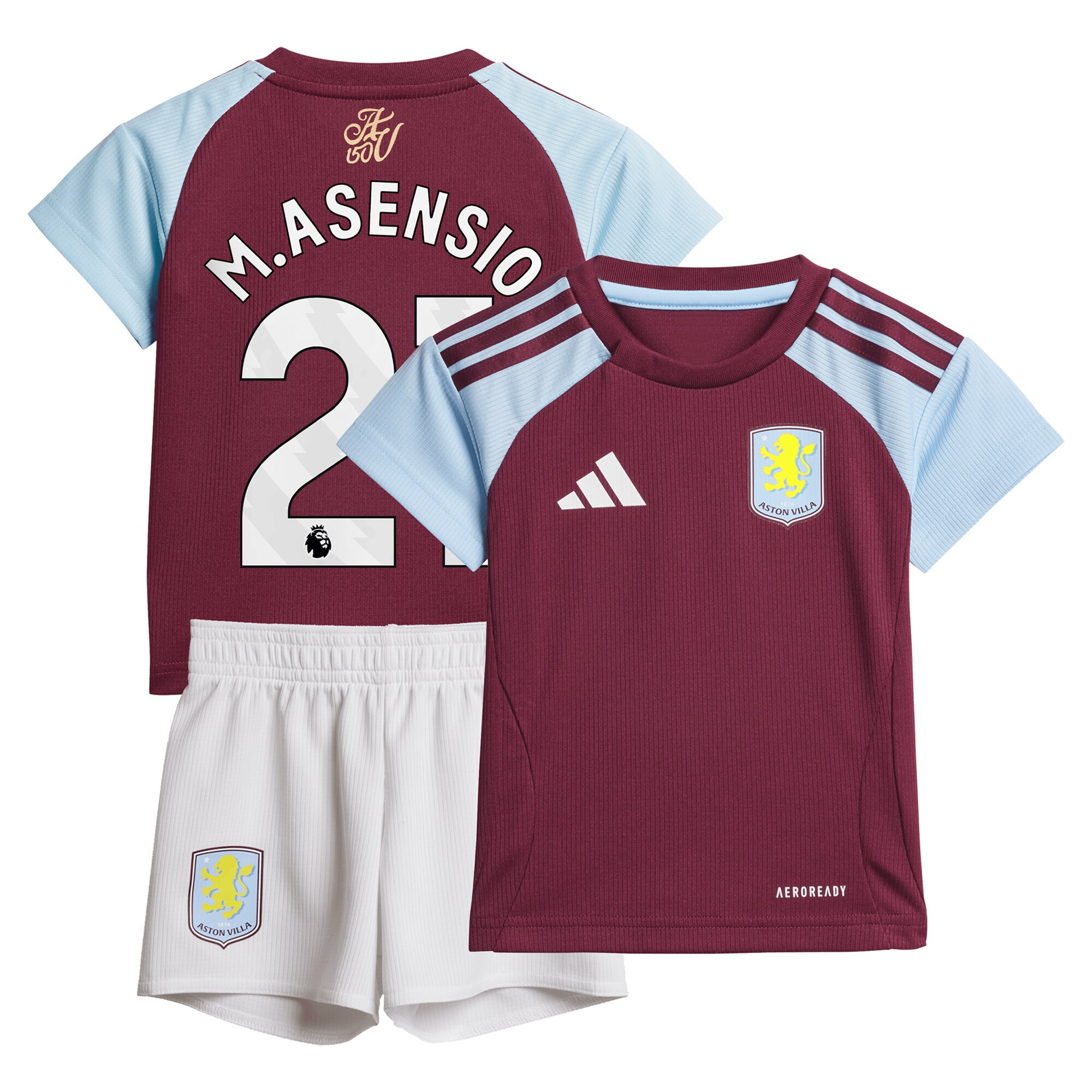 Aston Villa aston villa adidas home baby kit 2024-25 with m.asensio 21 printing Collection | AVFC Jerseys & Fan Gear