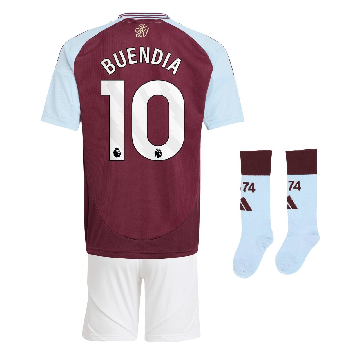 Aston Villa aston villa adidas home mini kit 2024-25 with buendia 10 printing Collection | AVFC Jerseys & Fan Gear