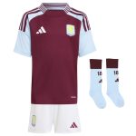 Aston Villa aston villa adidas home mini kit 2024-25 with custom printing Collection | AVFC Jerseys & Fan Gear