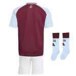 Aston Villa aston villa adidas home mini kit 2024-25 with custom printing Collection | AVFC Jerseys & Fan Gear