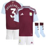 Aston Villa aston villa adidas home mini kit 2024-25 with diego carlos 3 printing Collection | AVFC Jerseys & Fan Gear