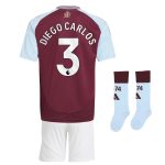 Aston Villa aston villa adidas home mini kit 2024-25 with diego carlos 3 printing Collection | AVFC Jerseys & Fan Gear