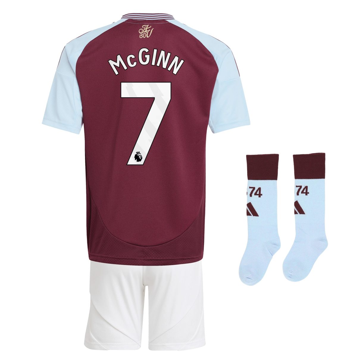 Aston Villa aston villa adidas home mini kit 2024-25 with mcginn 7 printing Collection | AVFC Jerseys & Fan Gear
