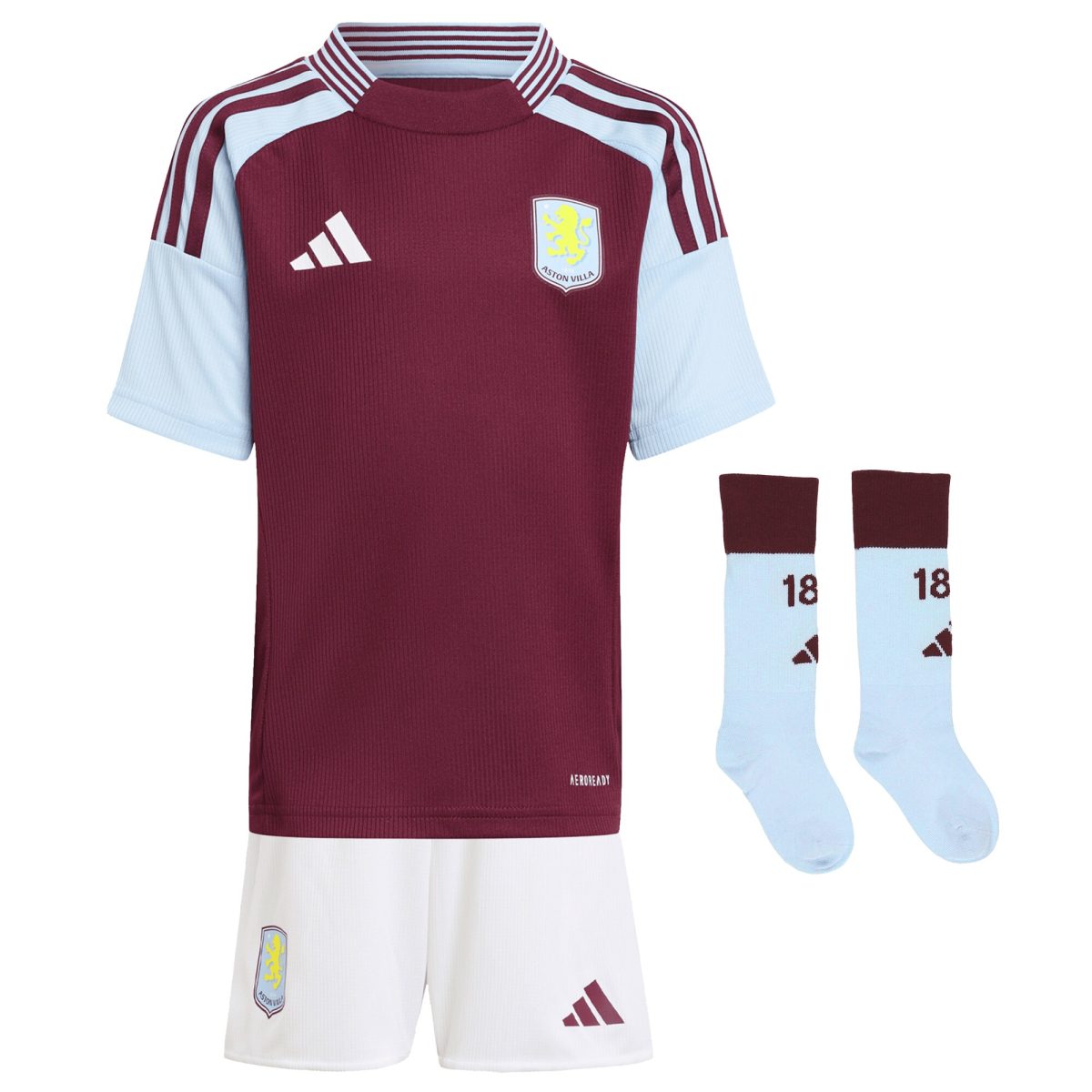 Aston Villa aston villa adidas home mini kit 2024-25 with watkins 11 printing Collection | AVFC Jerseys & Fan Gear