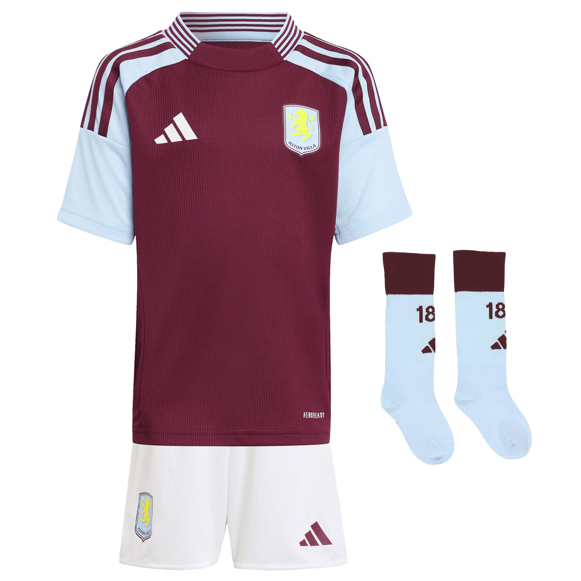 Aston Villa aston villa adidas home mini kit 2024-25 with watkins 11 printing Collection | AVFC Jerseys & Fan Gear