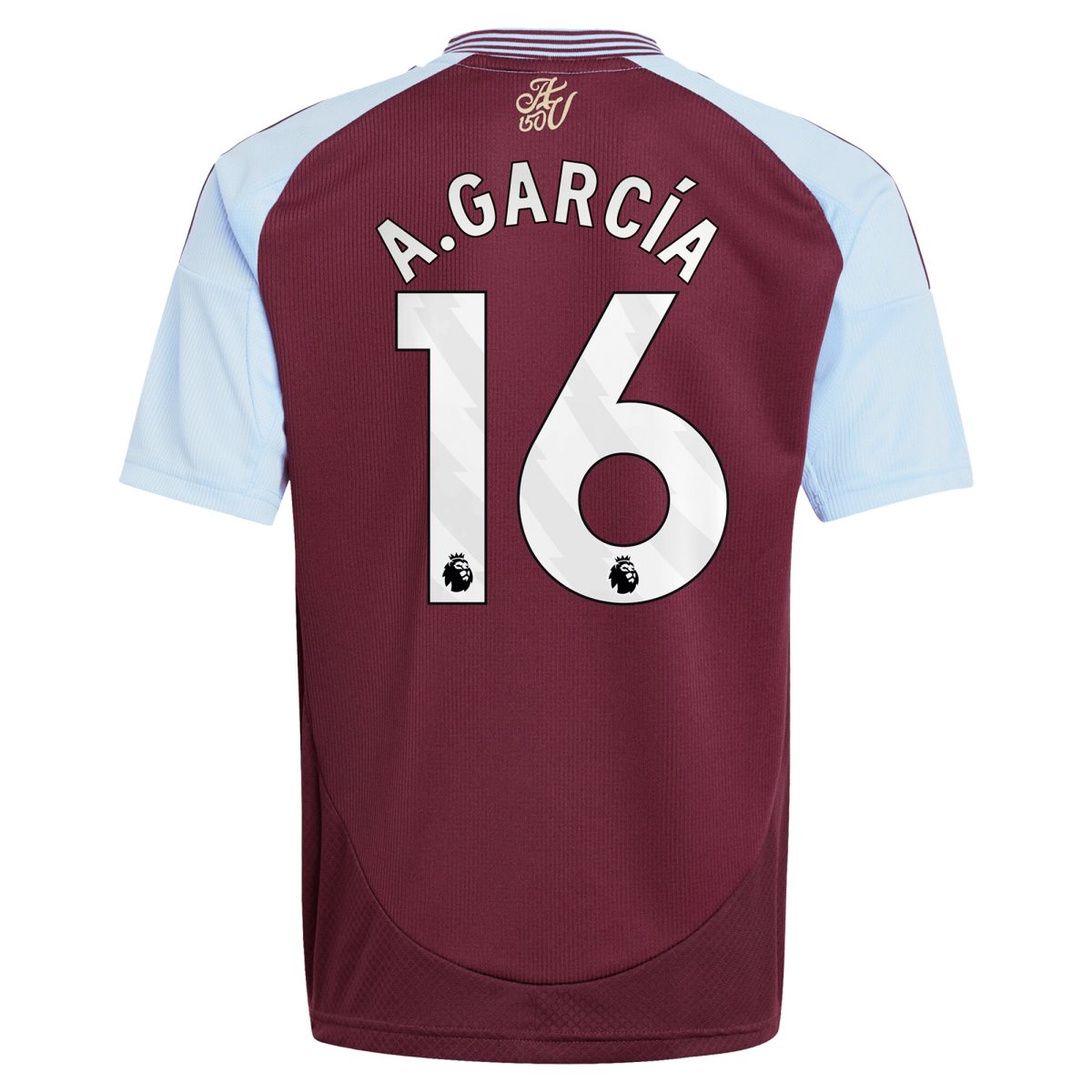 Aston Villa aston villa adidas home shirt 2024-25 – kids with a.garcía 16 printing Collection | AVFC Jerseys & Fan Gear