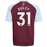 Aston Villa aston villa adidas home shirt 2024-25 – kids with bailey 31 printing Collection | AVFC Jerseys & Fan Gear