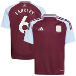 Aston Villa aston villa adidas home shirt 2024-25 – kids with barkley 6 printing Collection | AVFC Jerseys & Fan Gear