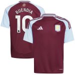 Aston Villa aston villa adidas home shirt 2024-25 – kids with buendia 10 printing Collection | AVFC Jerseys & Fan Gear