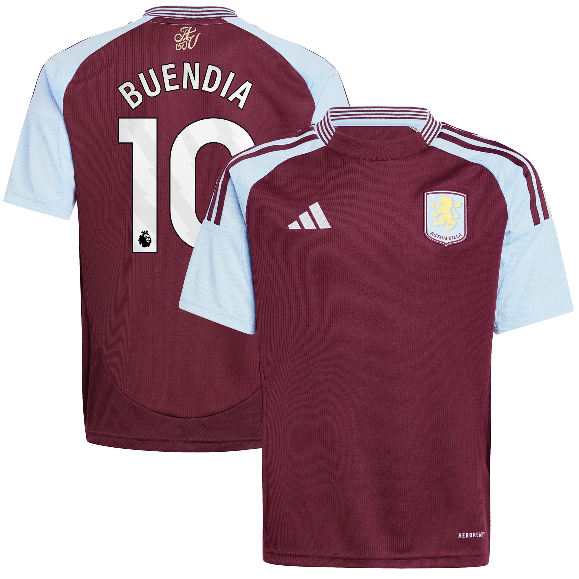 Aston Villa aston villa adidas home shirt 2024-25 – kids with buendia 10 printing Collection | AVFC Jerseys & Fan Gear
