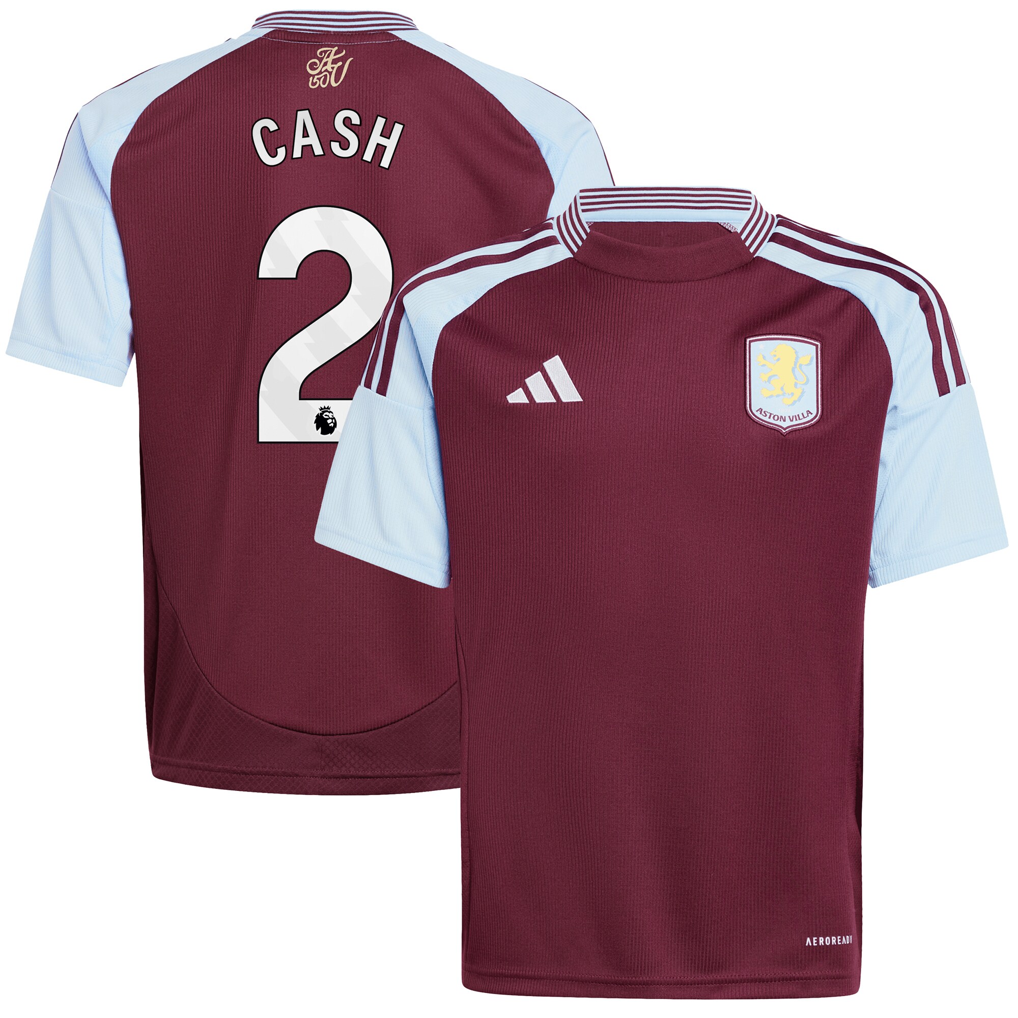 Aston Villa aston villa adidas home shirt 2024-25 – kids with cash 2 printing Collection | AVFC Jerseys & Fan Gear