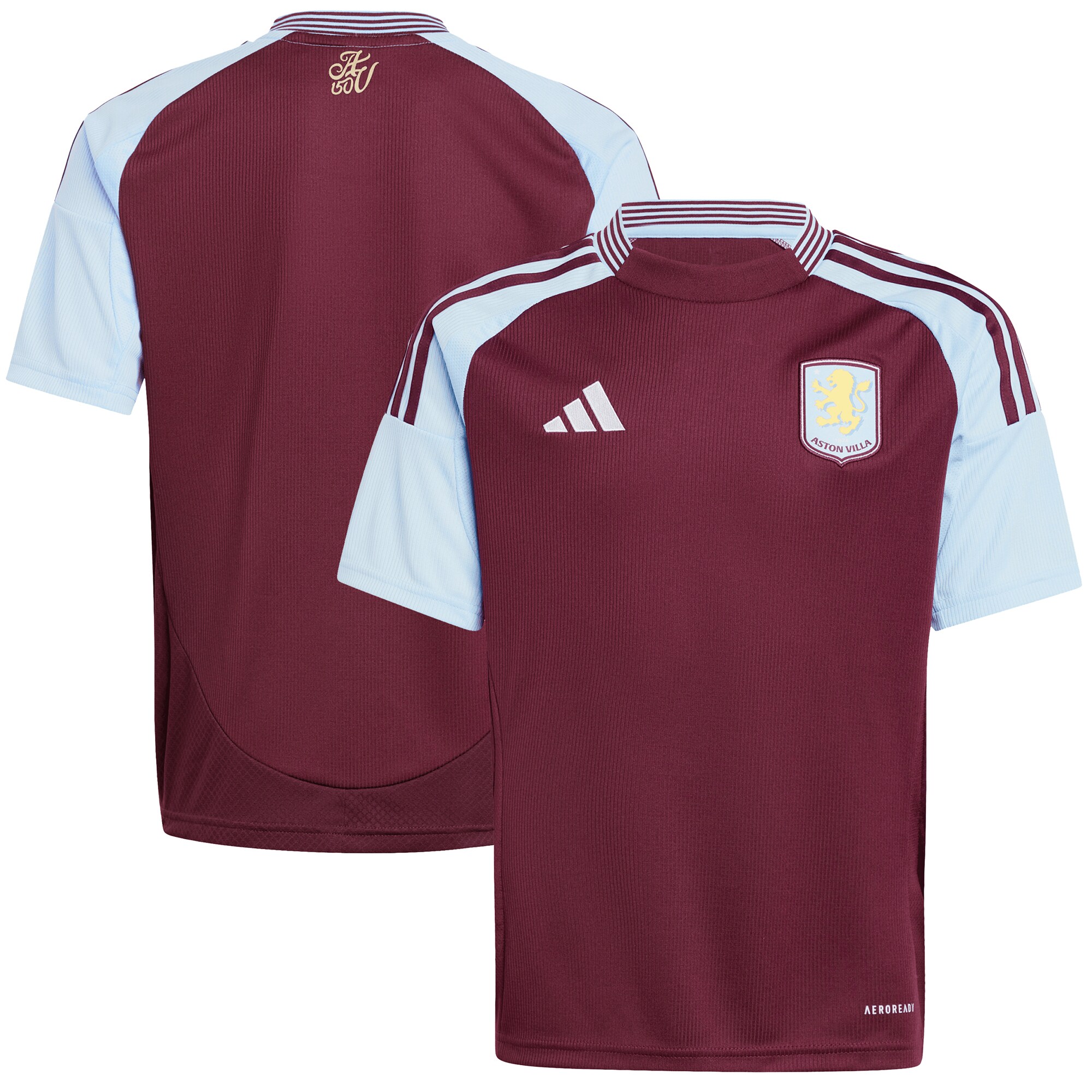Aston Villa aston villa adidas home shirt 2024-25 – kids with custom printing Collection | AVFC Jerseys & Fan Gear